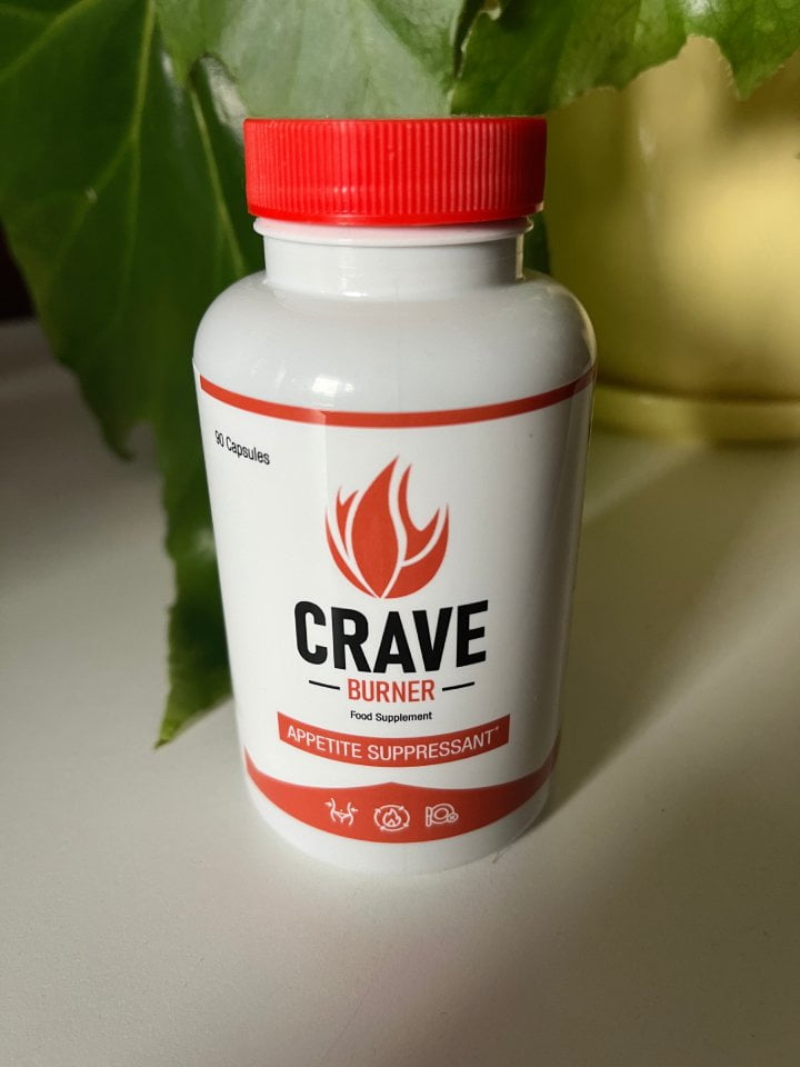 Crave Burner 13 a bottle of pills.