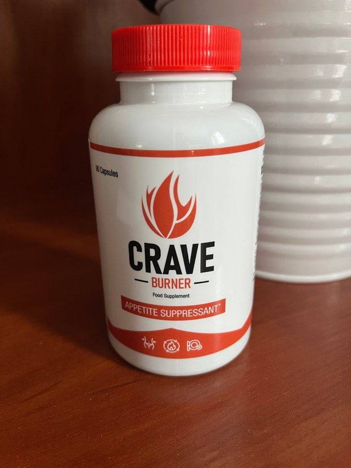 Crave Burner 17 a bottle of pills.