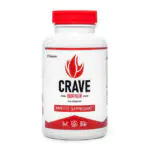 a white and red bottle of pills with black letter