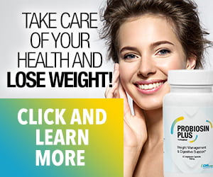 happy woman smiling and colorful bands with white letters.