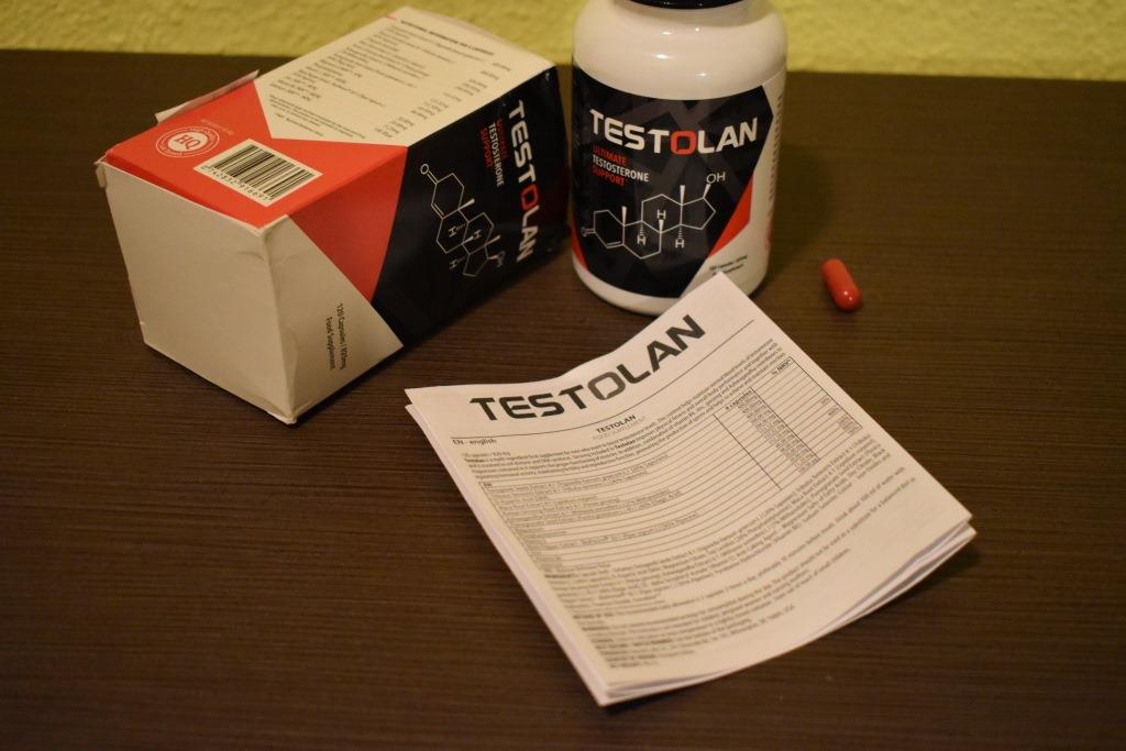 Testoslan 10 a bottle of pills.