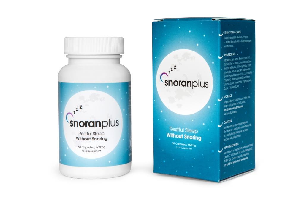Snoring 3 a sonran plus bottle and box.