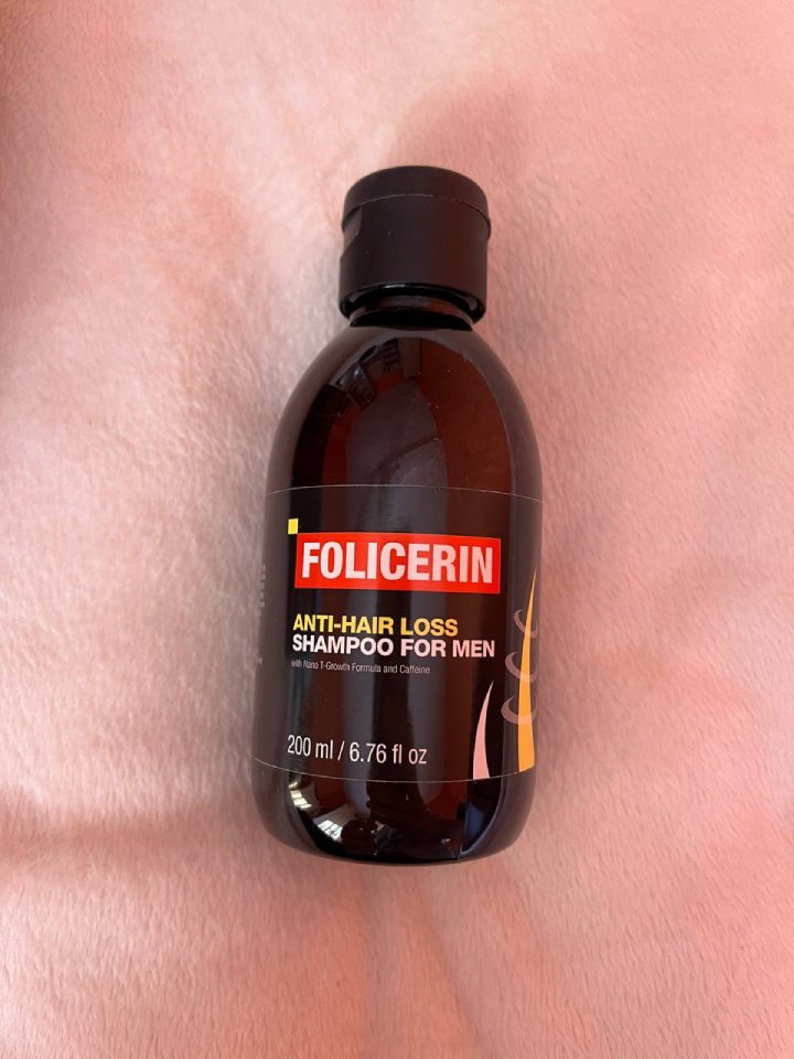 a bottle of shampoo