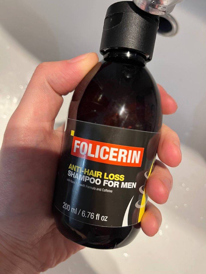 a bottle of shampoo