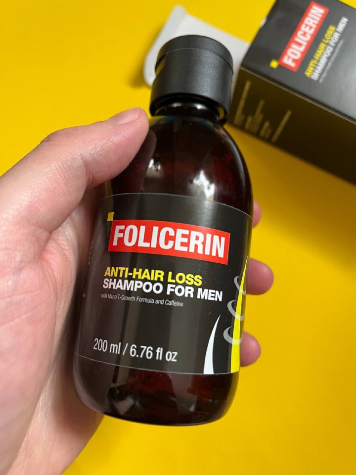a bottle of shampoo