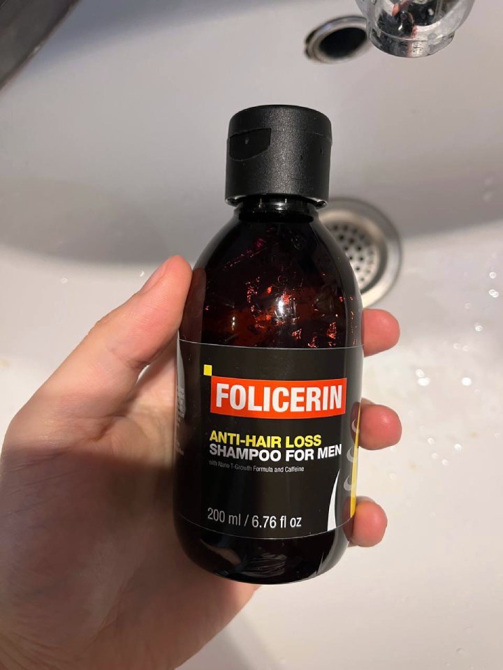 a bottle of shampoo