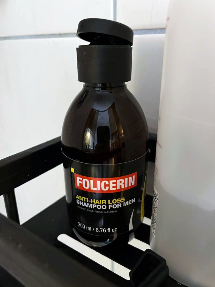 a bottle of shampoo