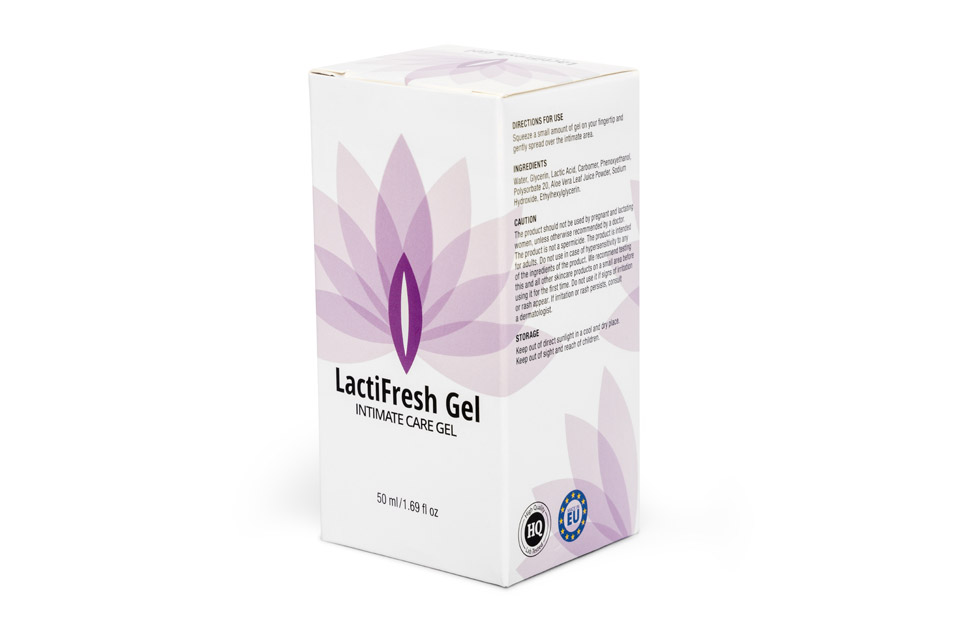 Intimate Care For Woman 4 Image of the Lactifresh gel box