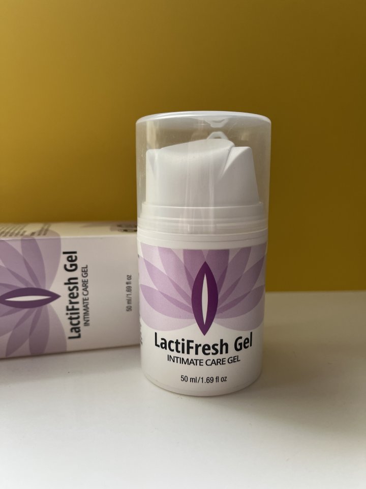 Intimate Care For Woman 12 Image of the Lactifresh gel box and container
