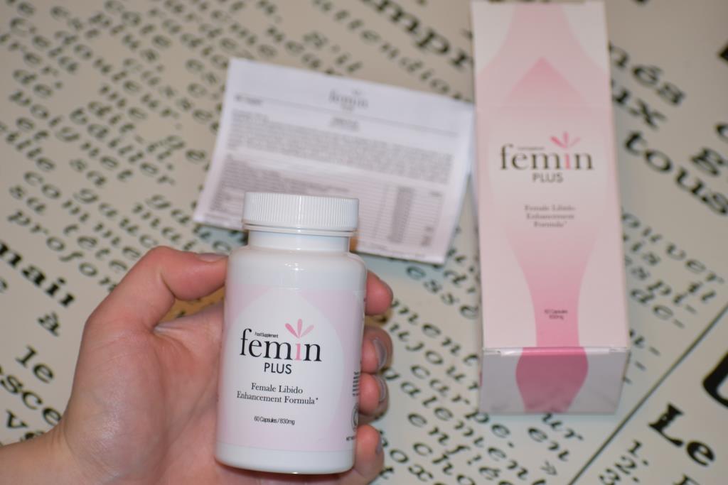 Female Libido 11 white and pink box and packaging with black letters