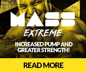 Mass Extreme 1 strong man face and white letters