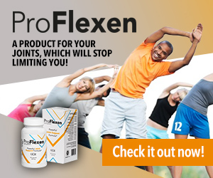 Healthy Joints 3 Image of a supplement container and box with a background of people exercising and black letters